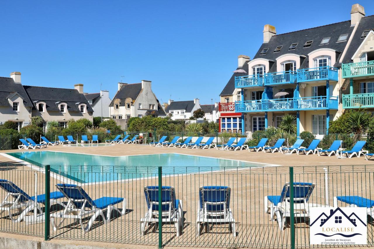 LocaLise au Guilvinec - A15 - Vue sur la mer la piscine et le jardin - Tout à pied, plages, port, centre, commerces, marché - Wifi inclus - Animaux bienvenus - Linge de lit inclus Extérieur photo