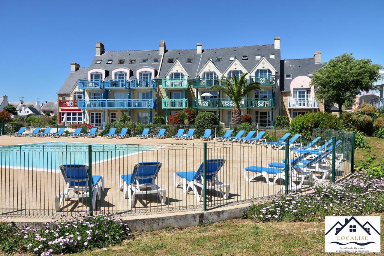 LocaLise au Guilvinec - A15 - Vue sur la mer la piscine et le jardin - Tout à pied, plages, port, centre, commerces, marché - Wifi inclus - Animaux bienvenus - Linge de lit inclus Extérieur photo
